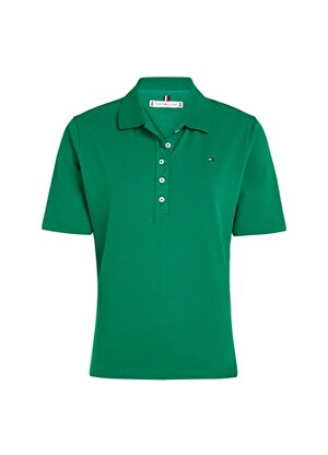 Tommy Hilfiger Yeşil Kadın Polo T-Shirt 1985 REG PIQUE POLO SS  