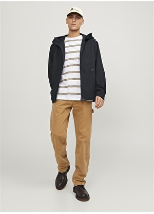 Jack & Jones Siyah Erkek Mont JORVESTERBRO LIGHT JACKET SN