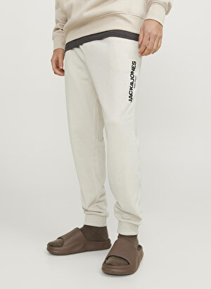 Jack & Jones Regular Fit Krem Erkek Eşofman Altı JPSTGORDON JJGALE SWEAT PANTS NAF