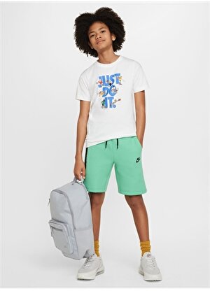 Nike Baskılı Beyaz Erkek T-Shirt FN9667-100-K NSW TEE JDI MULTI SPRT