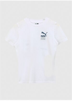 Puma Beyaz Erkek Çocuk T-Shirt IS1230025092089