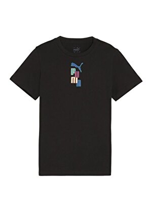 Puma Siyah Erkek Çocuk T-Shirt IS1230006134001