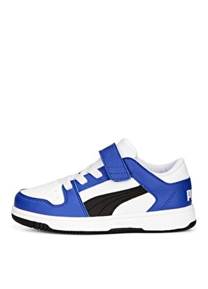Puma Beyaz - Mavi Erkek Çocuk Yürüyüş Ayakkabısı 37049219-Pm Rebound Layp Lo SL V PS