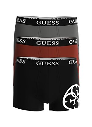Guess Kırmızı - Siyah Erkek Boxer U4RG04K6YW0-F90Q