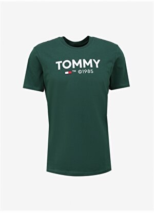 Tommy Jeans Baskılı Yeşil Erkek T-Shirt DM0DM18264L4L