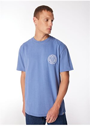 Tommy Jeans Düz Mavi Erkek T-Shirt DM0DM18578C6C