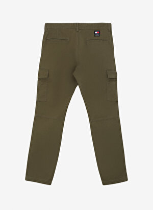 Tommy Jeans Normal Bel Slim Paça Haki Erkek Pantolon DM0DM18940MR1
