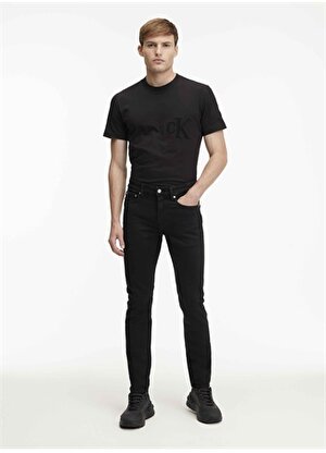 Calvin Klein Jeans Normal Bel Normal Siyah Erkek Denim Pantolon J30J3236881BY