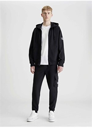 Calvin Klein Jeans Normal Siyah Erkek Eşofman Altı J30J324683BEH
