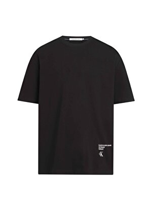Calvin Klein Jeans Baskılı Siyah Erkek T-Shirt J30J324759BEH
