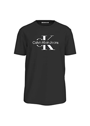 Calvin Klein Jeans Baskılı Siyah Erkek T-Shirt J30J325190BEH