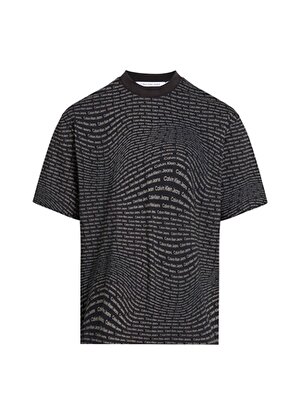 Calvin Klein Jeans Baskılı Siyah Erkek T-Shirt J30J3254280GP
