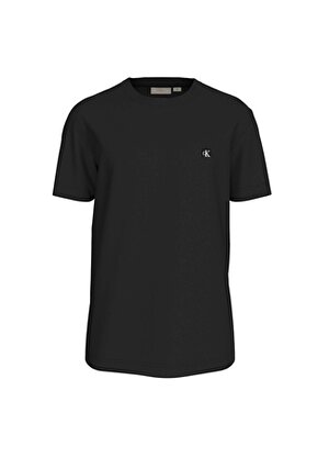 Calvin Klein Jeans Düz Siyah Erkek T-Shirt J30J325268BEH