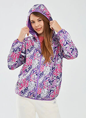 Skechers Kız Çocuk Rüzgarlık SK241063-102-Micro C G Hoodie