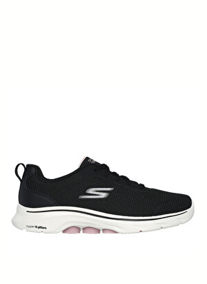 Skechers Siyah - Pembe Kadın Yürüyüş Ayakkabısı 125207 BKPK GO WALK 7 - CLEAR PATH   