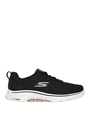 Skechers Siyah - Pembe Kadın Yürüyüş Ayakkabısı 125207 BKPK GO WALK 7 - CLEAR PATH   