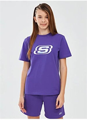 Skechers Kız Çocuk T-Shirt SK232139-495-Essential G T-Shirt
