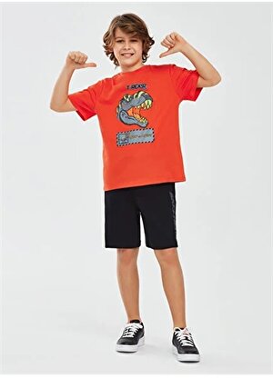 Skechers Erkek Çocuk T-Shirt SK241093-700-Graphic Tee B Shrt Slv