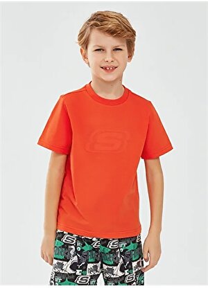 Skechers Erkek Çocuk T-Shirt SK232080-700-Essential B T-Shirt