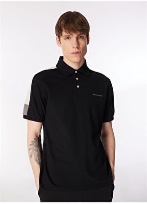 Skechers Siyah Erkek Regular Fit T-Shirt S221047-001 Polo Shirt M Short Slee  