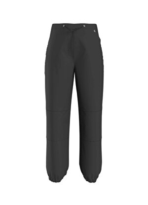 Calvin Klein Jeans Bağlamalı Bel Normal Siyah Kadın Pantolon J20J222609BEH