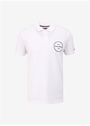 Tommy Hilfiger Beyaz Erkek Polo T-Shirt MW0MW34740