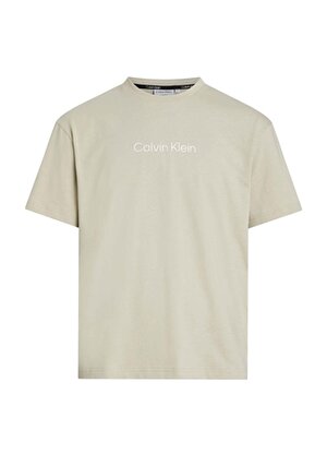 Calvin Klein Bisiklet Yaka Yeşil Erkek T-Shirt K10K111346LEB