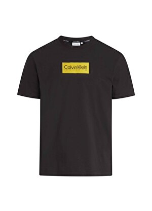 Calvin Klein Bisiklet Yaka Siyah Erkek T-Shirt K10K112403BEH