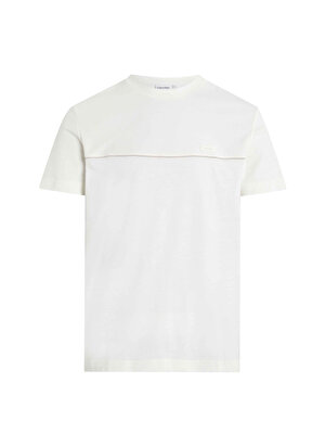 Calvin Klein Bisiklet Yaka Beyaz Erkek T-Shirt K10K112516YAH