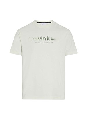 Calvin Klein Bisiklet Yaka Mavi Erkek T-Shirt K10K112497CGA