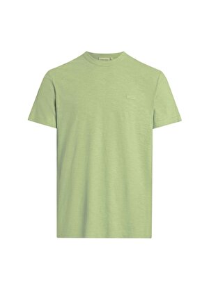 Calvin Klein Bisiklet Yaka Yeşil Erkek T-Shirt K10K112509LJ4