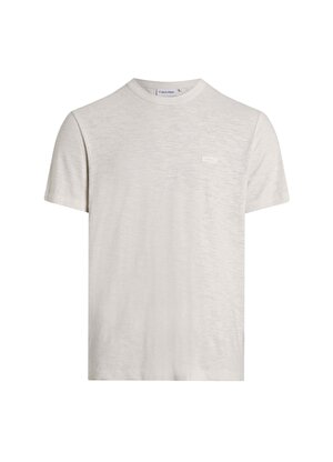 Calvin Klein Bisiklet Yaka Beyaz Erkek T-Shirt K10K112509YAH