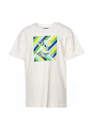 Hummel Baskılı Beyaz Erkek T-Shirt 911835-9003-HMLNEVILLE T-SHIRT S/S