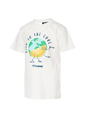 Hummel Baskılı Beyaz Erkek Çocuk T-Shirt 911789-9003-HMLCEDRIC T-SHIRTS S/S