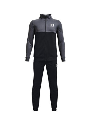 Under Armour Düz Siyah Erkek Eşofman Takımı 1373978-006-UA CB Knit Track Suit