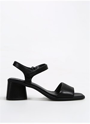 Camper Siyah Kadın Deri Topuklu Ayakkabı K201501-006 