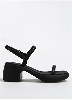 Camper Siyah Kadın Deri Topuklu Ayakkabı K201596-001 