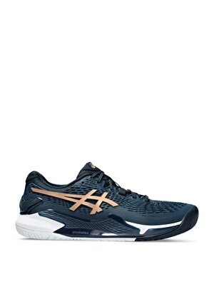 Asics Mavi - Beyaz Erkek Tenis Ayakkabısı 1041A468-960GEL-RESOLUTION 9   