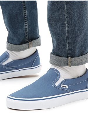 Vans Mavi Erkek Yürüyüş Ayakkabısı VN0005WWDSB1-UY Classic Slip-On