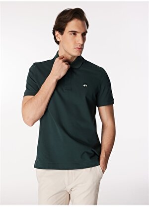 Brooks Brothers Polo Yaka Koyu Yeşil Erkek T-Shirt BBSP23MTS019