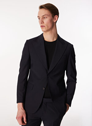 Brooks Brothers Normal Bel Slim Fit Lacivert Erkek Takım Elbise BBSS24MSU013
