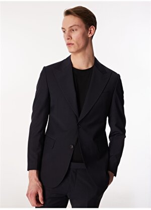 Brooks Brothers Normal Bel Slim Fit Lacivert Erkek Takım Elbise BBSS24MSU013