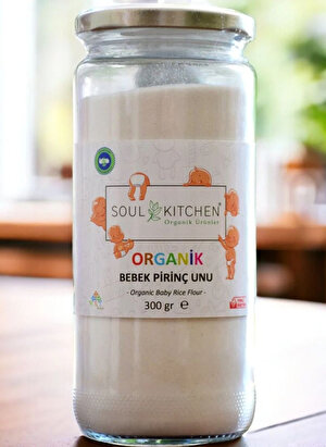 Soul Kitchen Organik Bebek Pirinç Unu 300 g