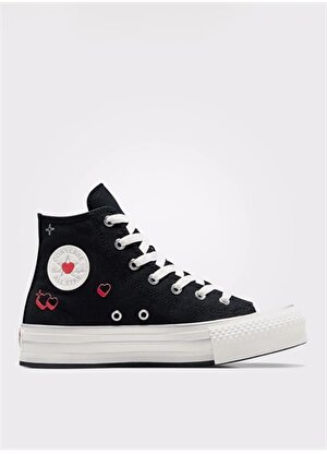 Converse Siyah Kız Çocuk Yürüyüş Ayakkabısı A09121C.001-CHUCK TAYLOR ALL STAR
