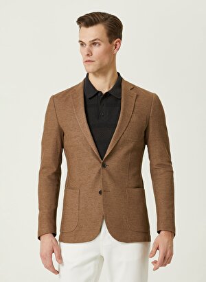 Network Slim Fit Deve Tüyü Erkek Ceket 1090137