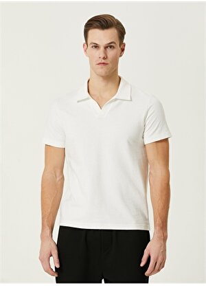 Network Ekru Erkek Slim Fit Polo T-Shirt 1090391