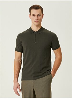 Network Haki Erkek Slim Fit Polo T-Shirt 1090399