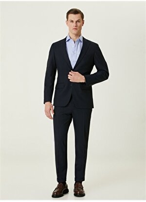 Network Normal Bel Slim Fit Lacivert Erkek Takım Elbise 1090705