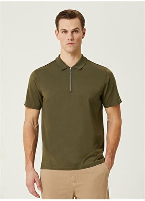 Network Haki Erkek Slim Fit Polo T-Shirt 1090792