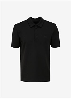 Network Siyah Erkek Slim Fit Polo T-Shirt 1091135